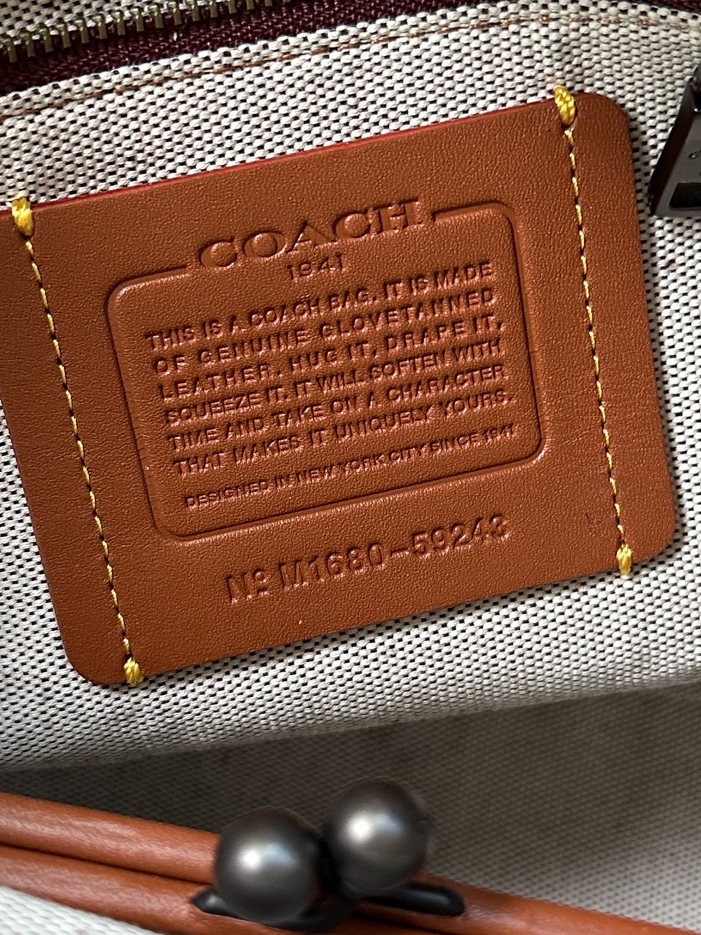 Coach 1941 Rogue 31 Bag with Tea Rose Appliqué | Beechwood - Picture 15 of 17